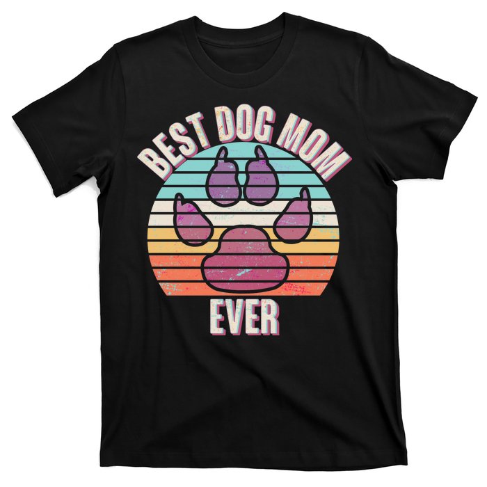 Vintage Best Dog Mom Ever T-Shirt