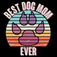 Vintage Best Dog Mom Ever Backpack