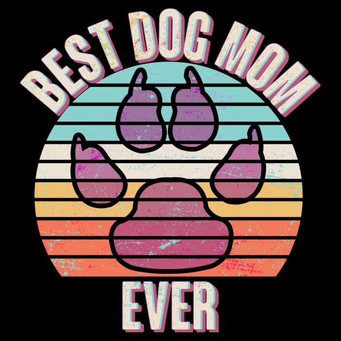 Vintage Best Dog Mom Ever Backpack