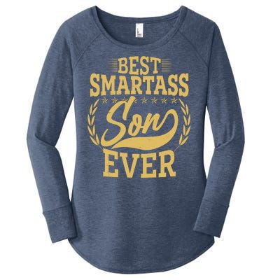 Vintage Best Smartass Son Ever Women's Perfect Tri Tunic Long Sleeve Shirt