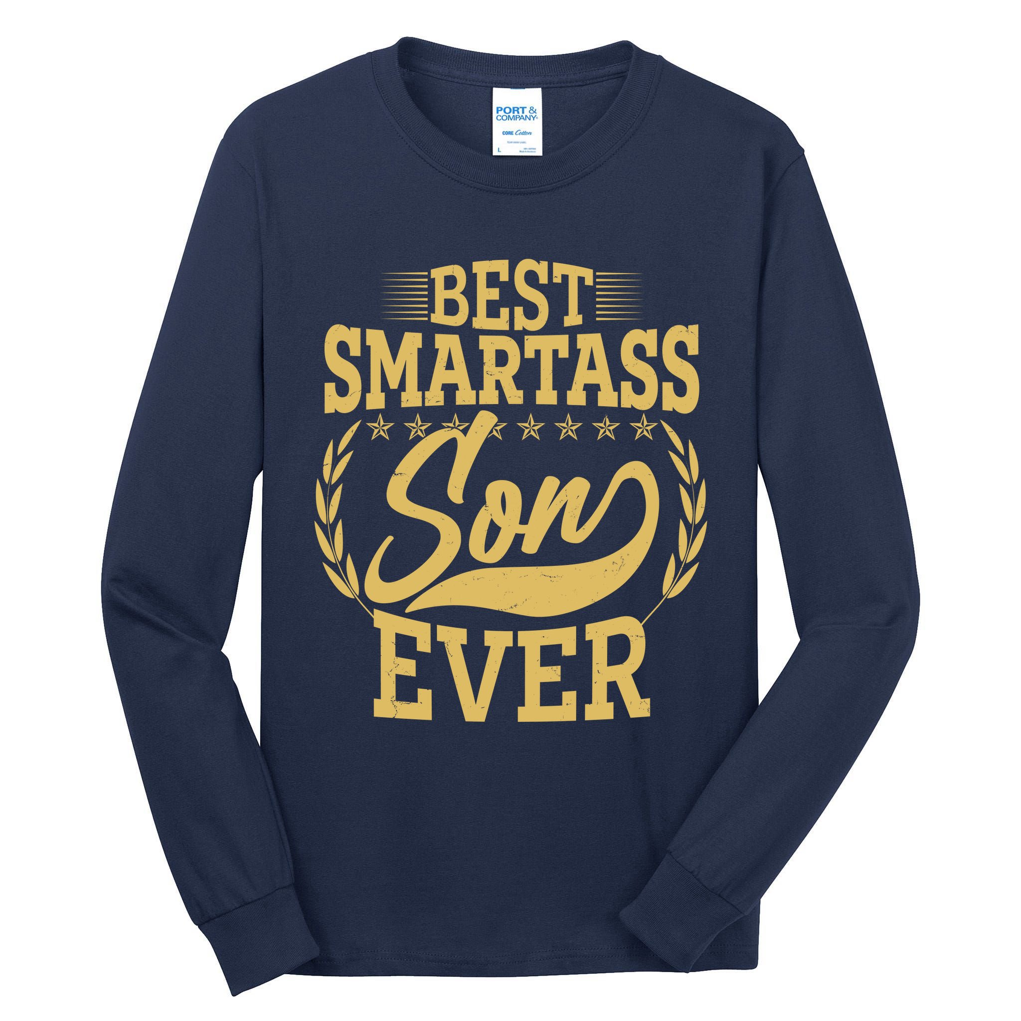 Vintage Best Smartass Son Ever Tall Long Sleeve T-Shirt