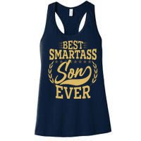 Vintage Best Smartass Son Ever Women's Racerback Tank