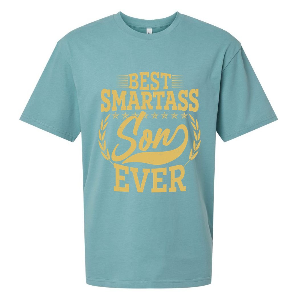 Vintage Best Smartass Son Ever Sueded Cloud Jersey T-Shirt