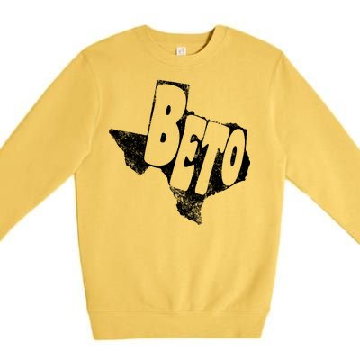 Vintage BETO Texas State Logo Premium Crewneck Sweatshirt