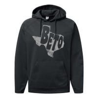 Vintage BETO Texas State Logo Performance Fleece Hoodie