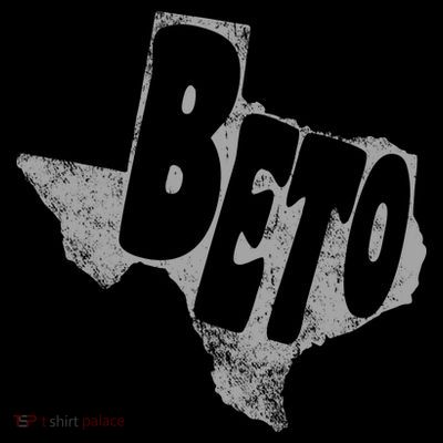 Vintage BETO Texas State Logo T-Shirt