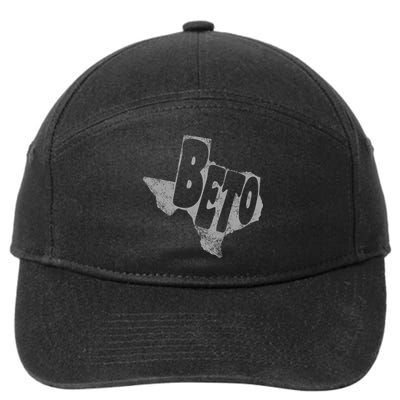 Vintage BETO Texas State Logo 7-Panel Snapback Hat