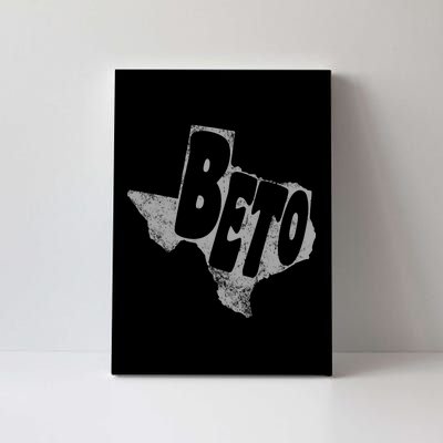 Vintage BETO Texas State Logo Canvas