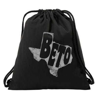 Vintage BETO Texas State Logo Drawstring Bag