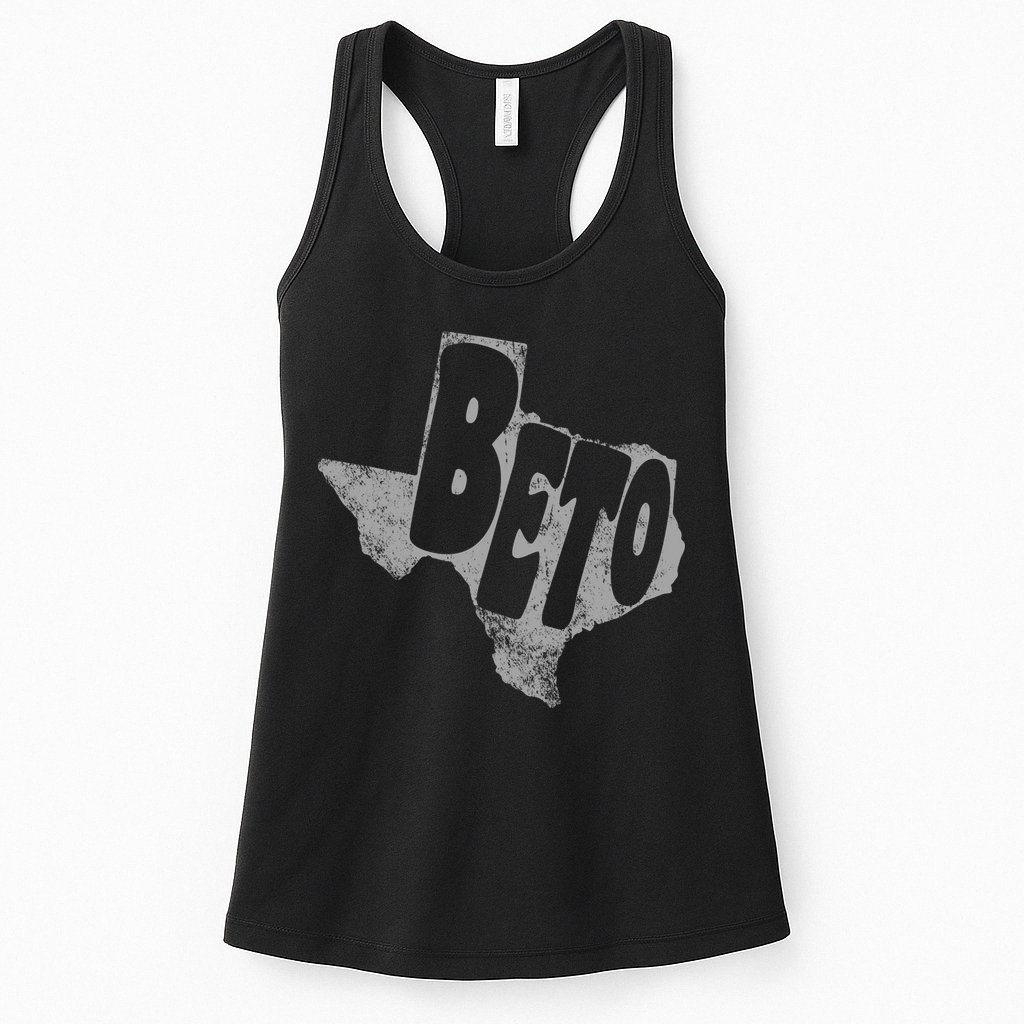 Vintage BETO Texas State Logo Womens Tank Top
