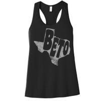 Vintage BETO Texas State Logo Women's Racerback Tank