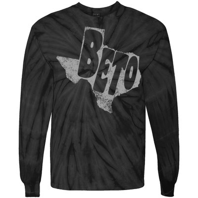 Vintage BETO Texas State Logo Tie-Dye Long Sleeve Shirt