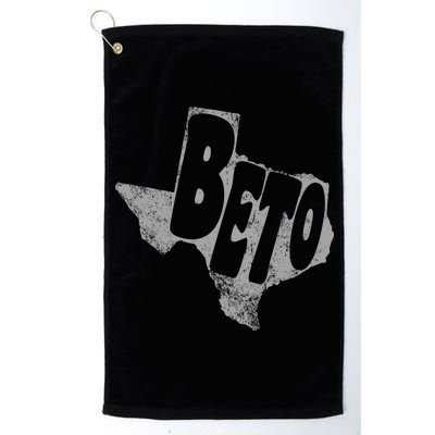 Vintage BETO Texas State Logo Platinum Collection Golf Towel