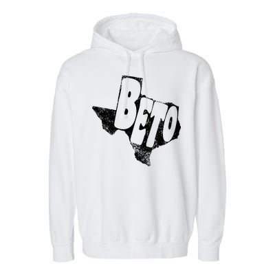 Vintage BETO Texas State Logo Garment-Dyed Fleece Hoodie