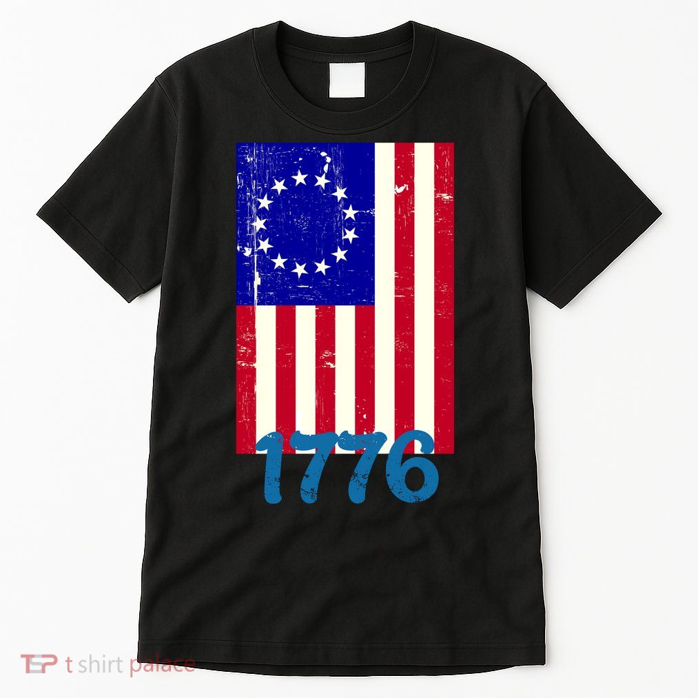 Vintage Betsy Ross American Flag Tall T-Shirt