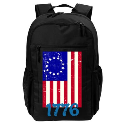 Vintage Betsy Ross American Flag Daily Commute Backpack