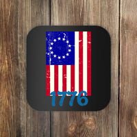 Vintage Betsy Ross American Flag Coaster