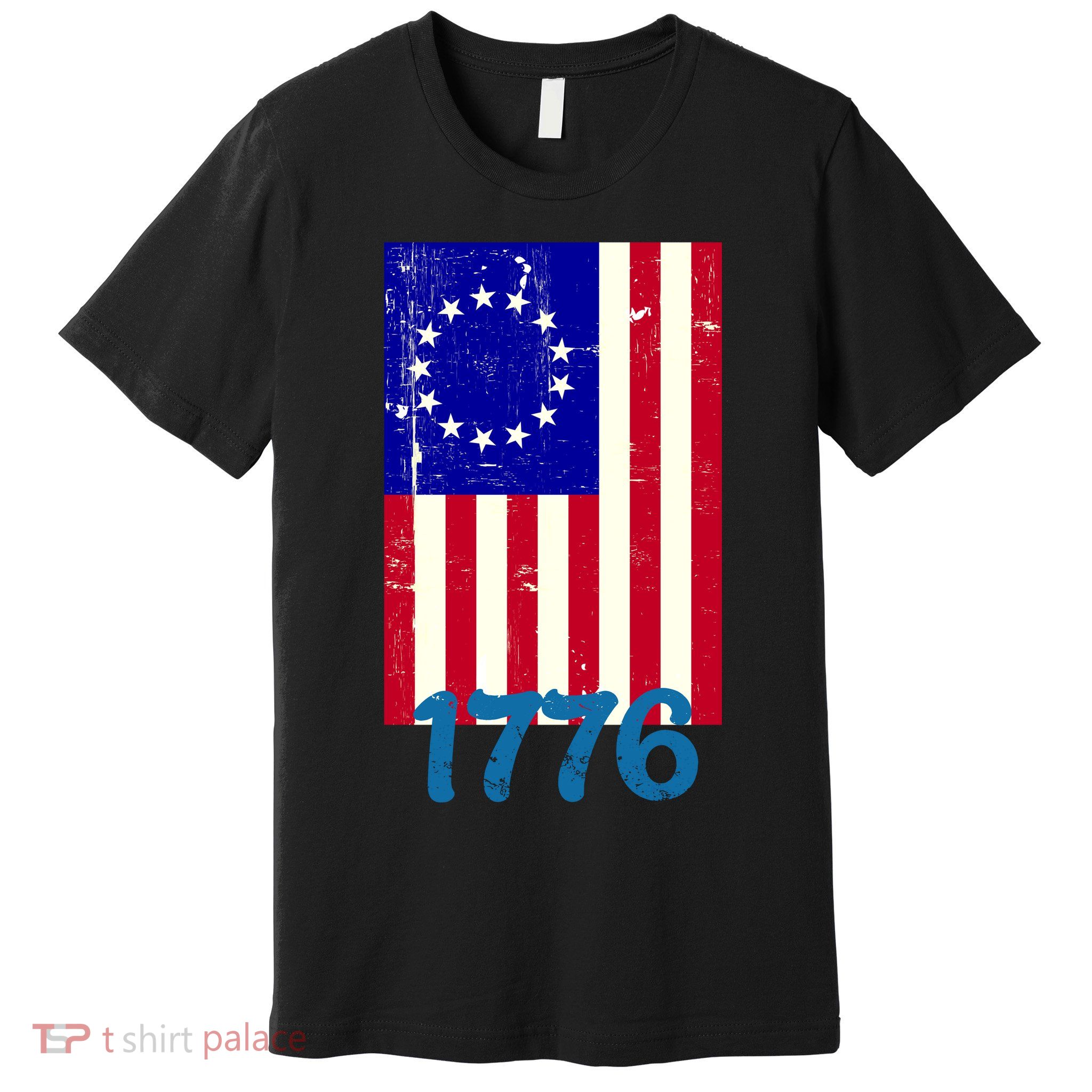 Vintage Betsy Ross American Flag Premium T-Shirt
