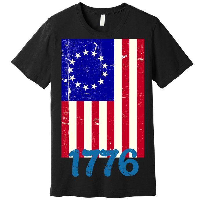 Vintage Betsy Ross American Flag Premium T-Shirt