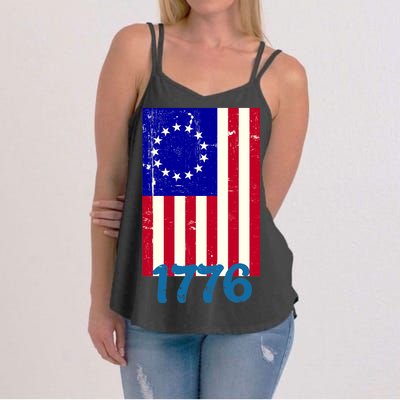 Vintage Betsy Ross American Flag Women's Strappy Tank