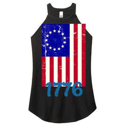 Vintage Betsy Ross American Flag Women's Perfect Tri Rocker Tank