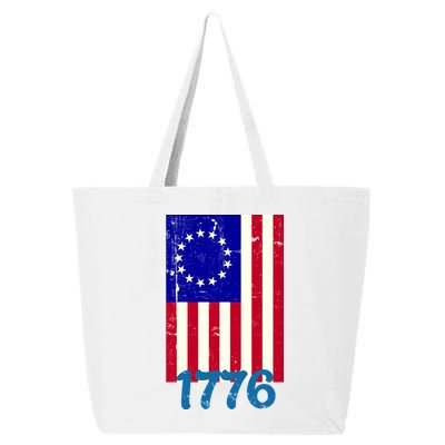 Vintage Betsy Ross American Flag 25L Jumbo Tote