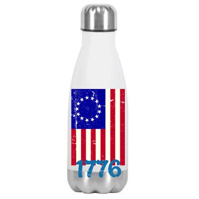 Vintage Betsy Ross American Flag Stainless Steel Insulated Water Bottle