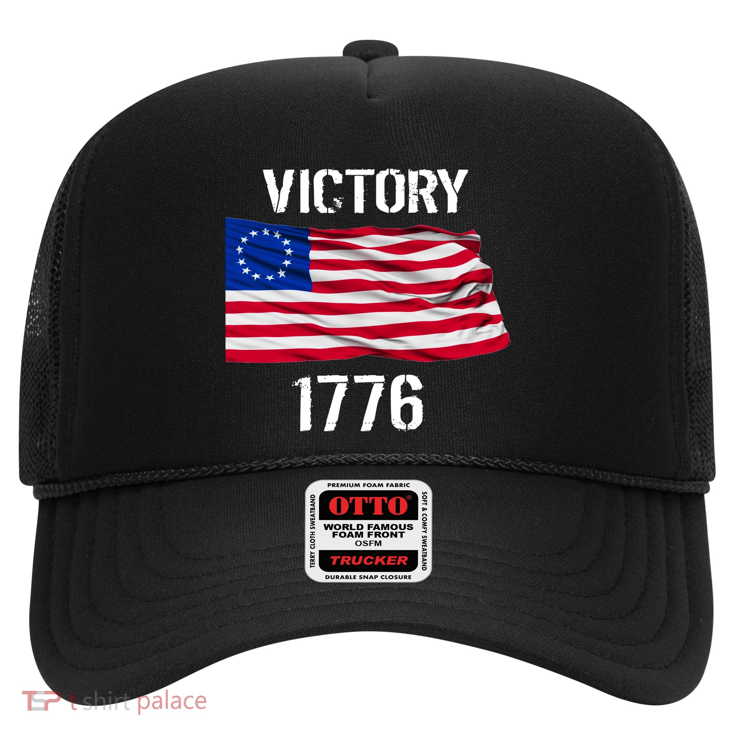Vintage Betsy Ross American Flag 1776 Trucker Hat