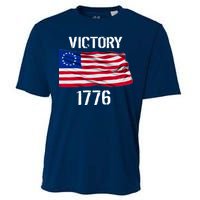 Vintage Betsy Ross American Flag 1776 Cooling Performance Crew T-Shirt