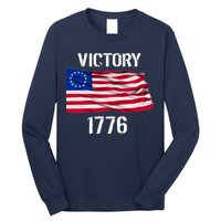 Vintage Betsy Ross American Flag 1776 Long Sleeve Shirt