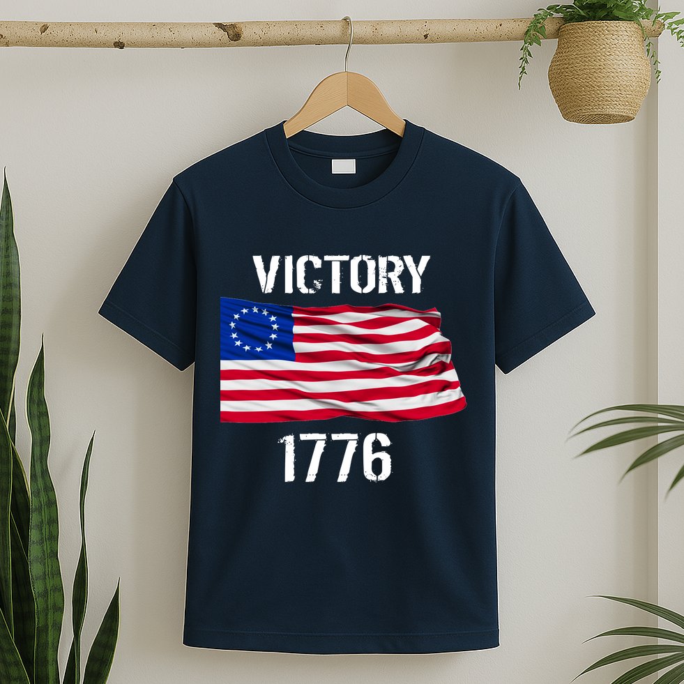 Vintage Betsy Ross American Flag 1776 T-Shirt