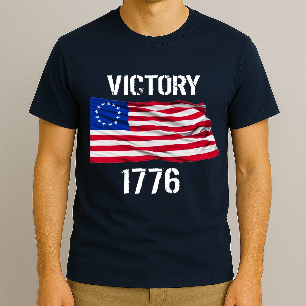 Vintage Betsy Ross American Flag 1776 T-Shirt