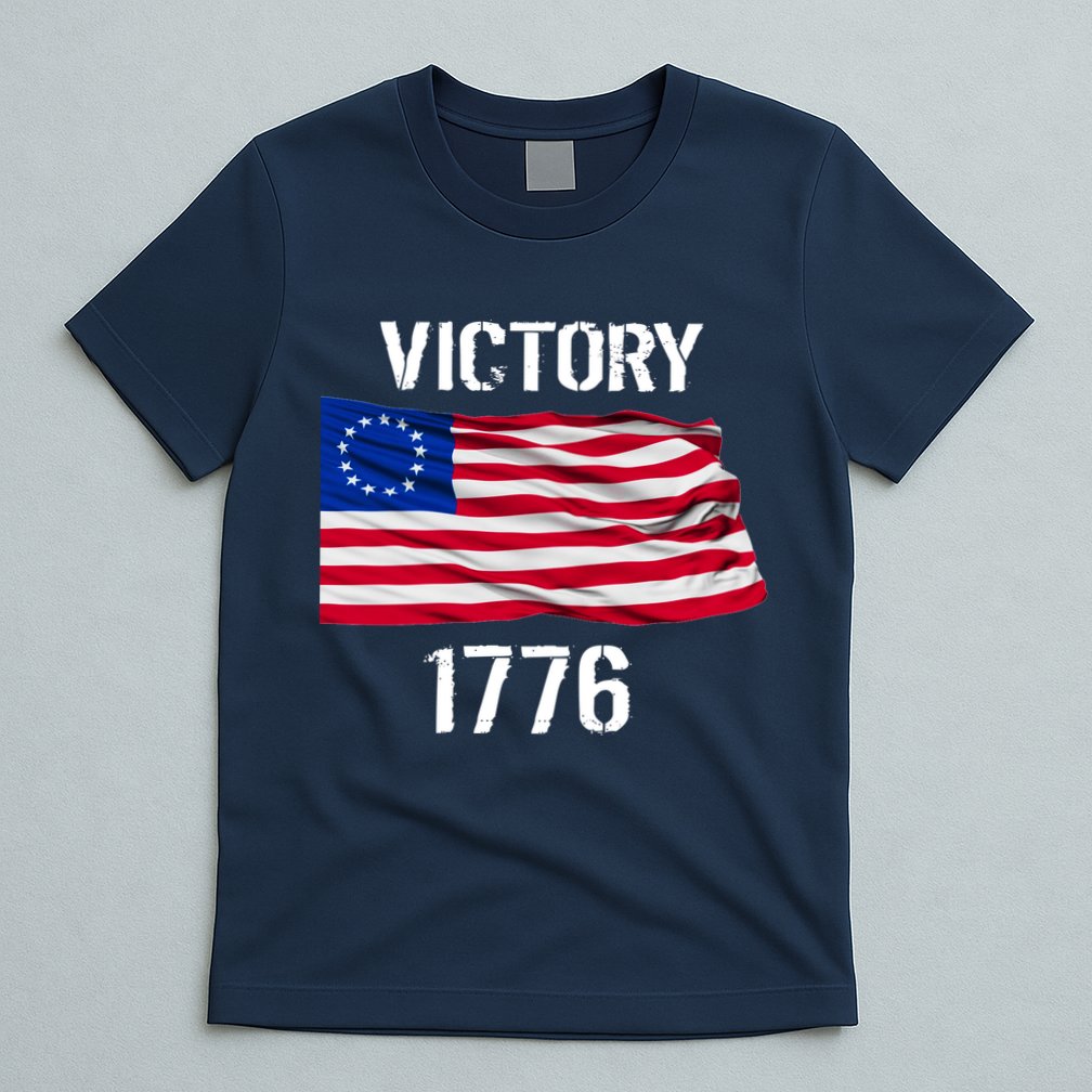 Vintage Betsy Ross American Flag 1776 T-Shirt