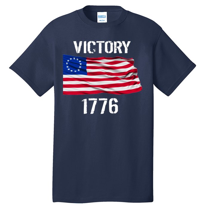 Vintage Betsy Ross American Flag 1776 Tall T-Shirt