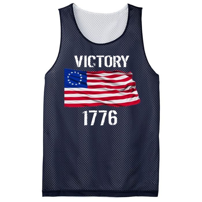 Vintage Betsy Ross American Flag 1776 Mesh Reversible Basketball Jersey Tank