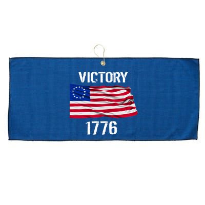 Vintage Betsy Ross American Flag 1776 Large Microfiber Waffle Golf Towel