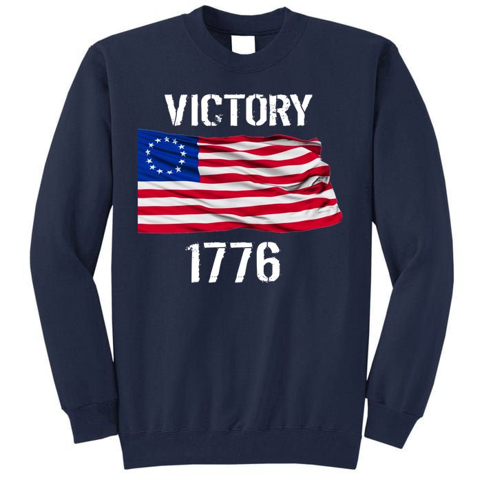 Vintage Betsy Ross American Flag 1776 Tall Sweatshirt