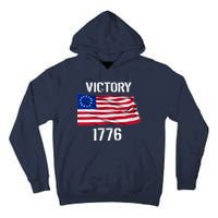 Vintage Betsy Ross American Flag 1776 Tall Hoodie