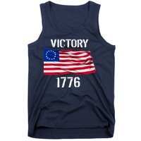 Vintage Betsy Ross American Flag 1776 Tank Top