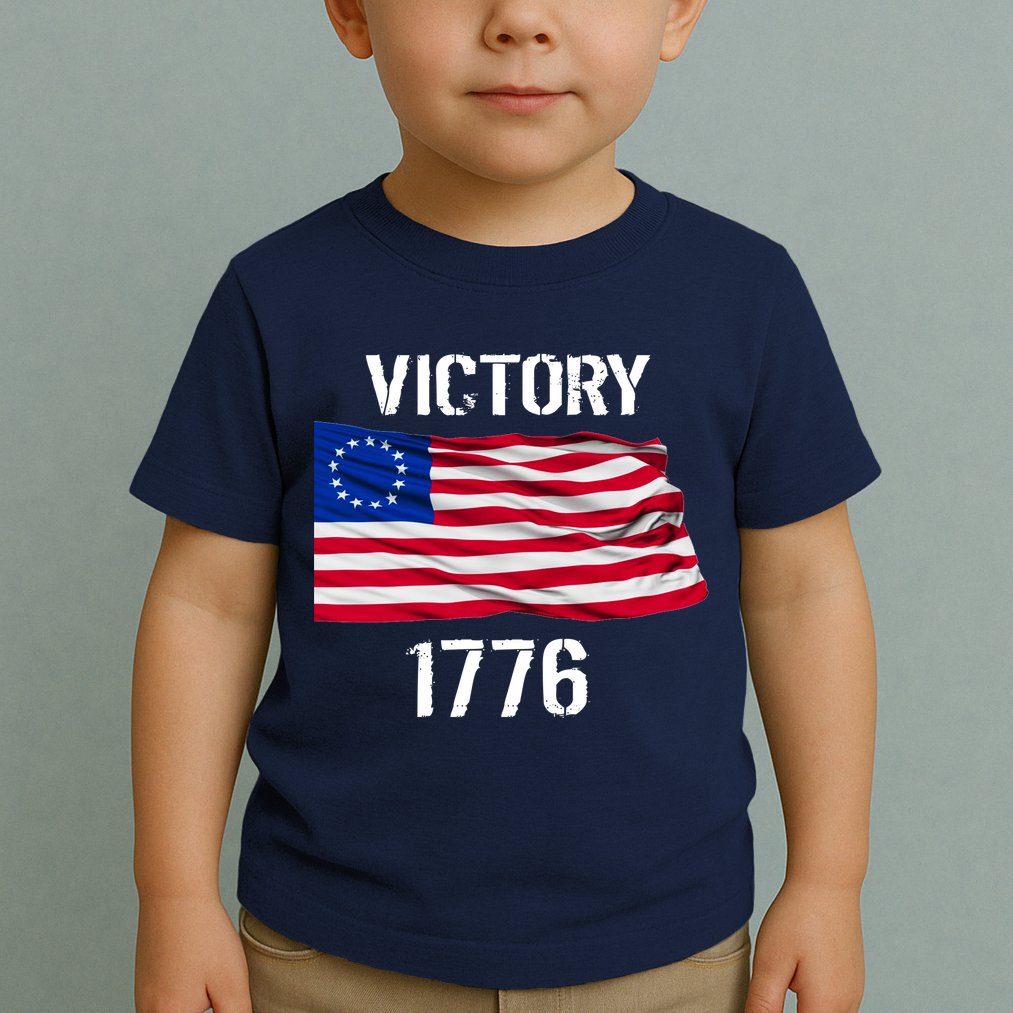 Vintage Betsy Ross American Flag 1776 Toddler T-Shirt