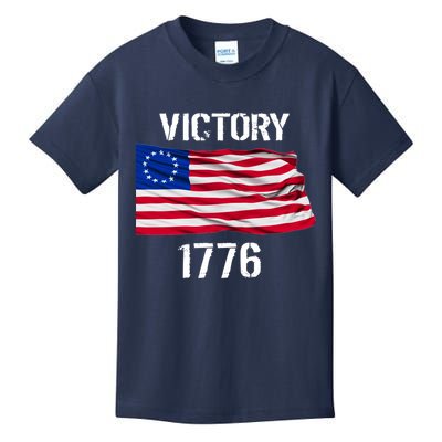 Vintage Betsy Ross American Flag 1776 Kids T-Shirt