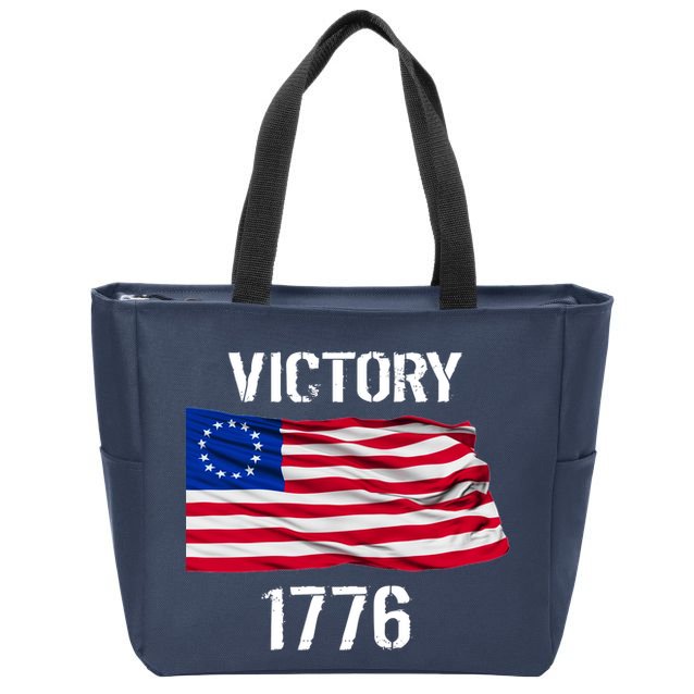 Vintage Betsy Ross American Flag 1776 Zip Tote Bag