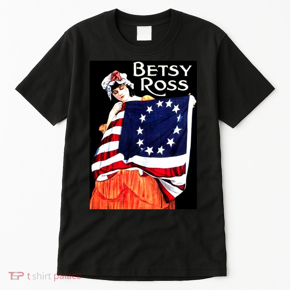 Vintage Betsy Ross American Flag 1776 Art Tall T-Shirt
