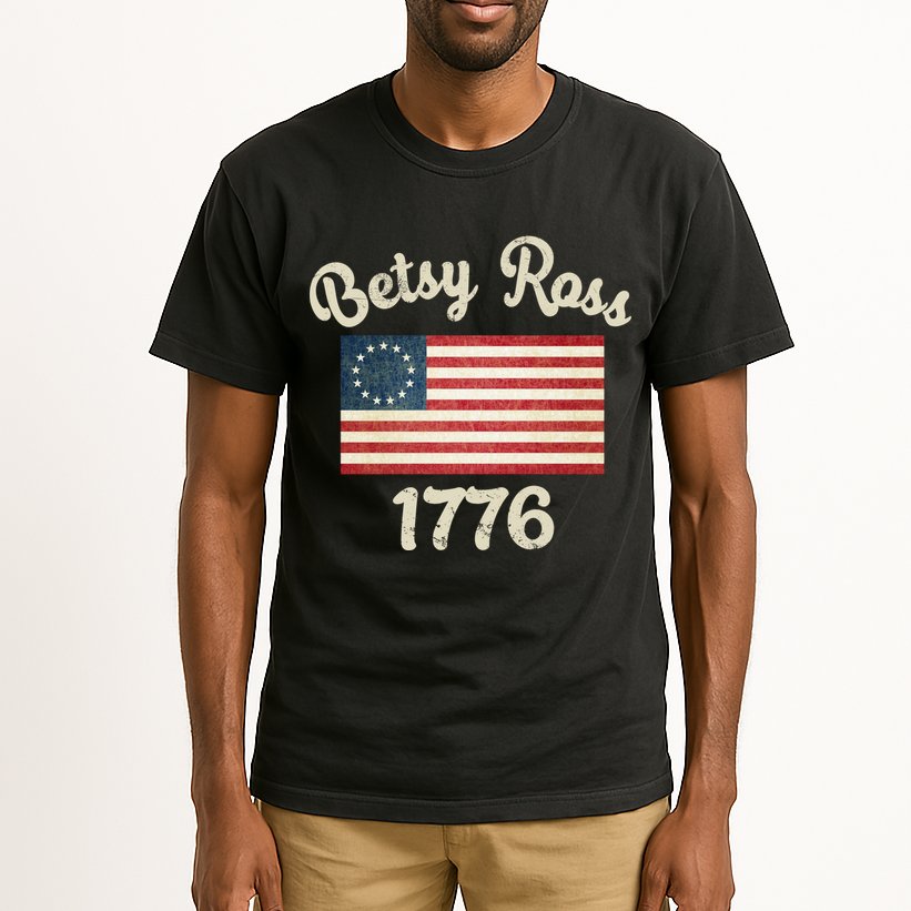 Vintage Betsy Ross Flag 1776 Tall T-Shirt