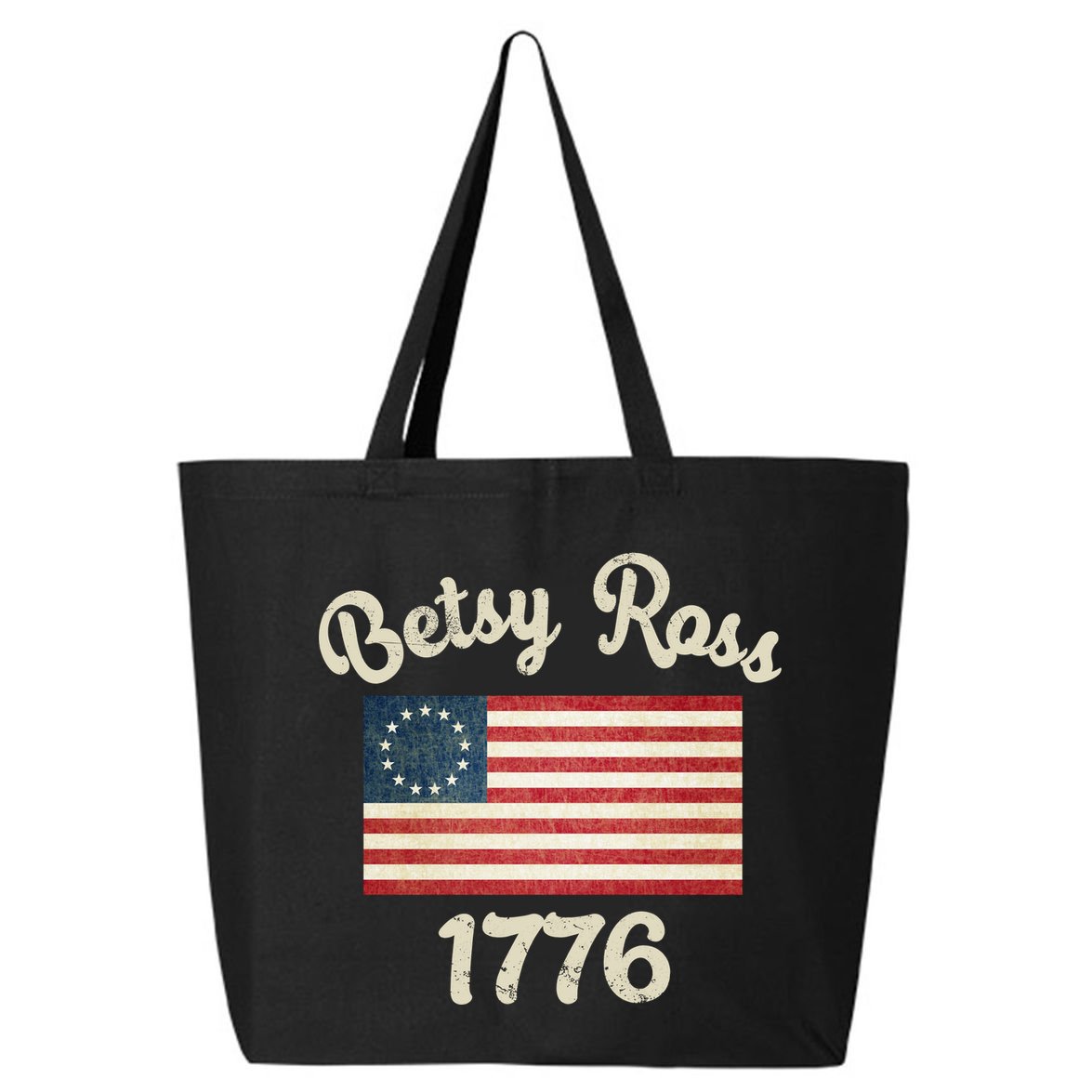 Vintage Betsy Ross Flag 1776 25L Jumbo Tote