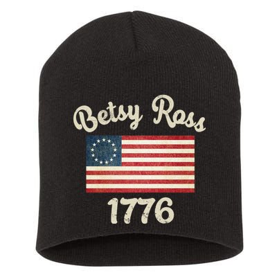 Vintage Betsy Ross Flag 1776 Short Acrylic Beanie