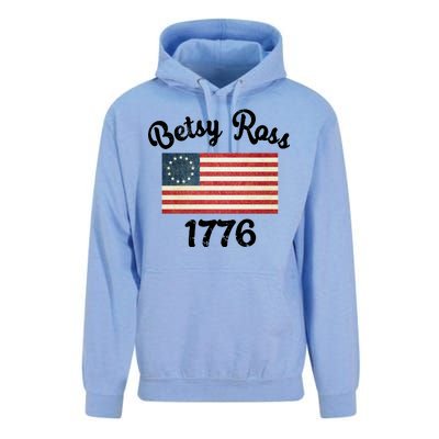 Vintage Betsy Ross Flag 1776 Unisex Surf Hoodie