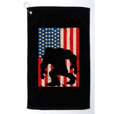 Vintage Bigfoot American Flag Platinum Collection Golf Towel