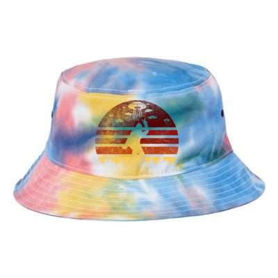 Vintage Bigfoot UFO Abduction Believe Tie Dye Newport Bucket Hat