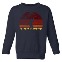 Vintage Bigfoot UFO Abduction Believe Toddler Sweatshirt